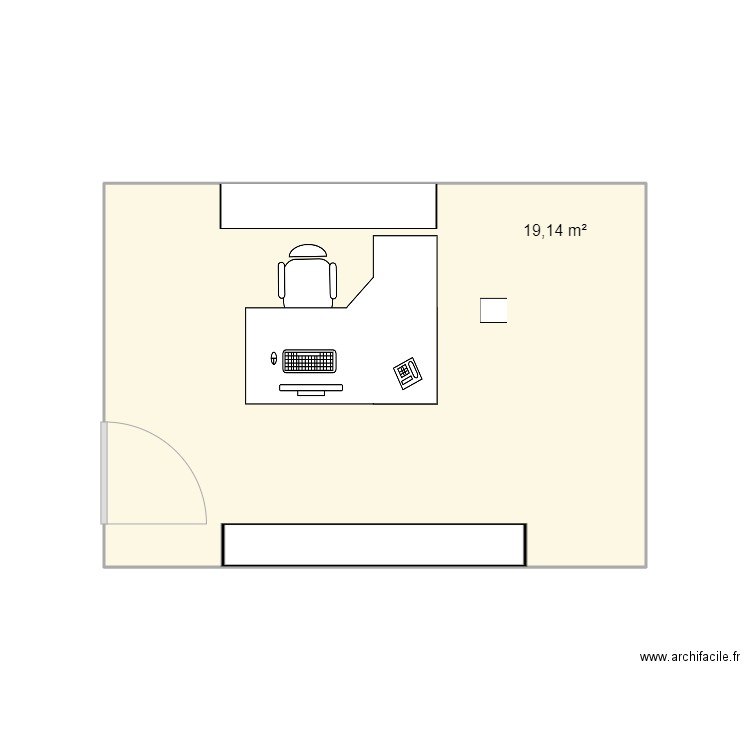 BUREAU. Plan de 0 pièce et 0 m2