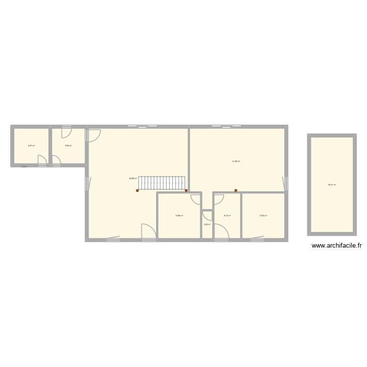 rdc chevrerie mobil home dans verger. Plan de 0 pièce et 0 m2