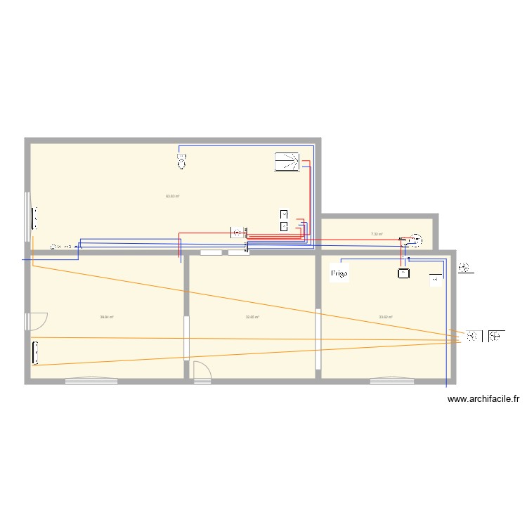 Bordezac. Plan de 0 pièce et 0 m2