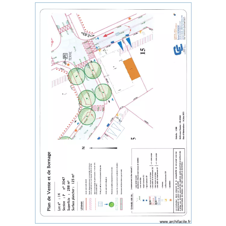 Domaine du chêne - lot 14-v2. Plan de Domaine du chêne - lot 14-v2. Plan de