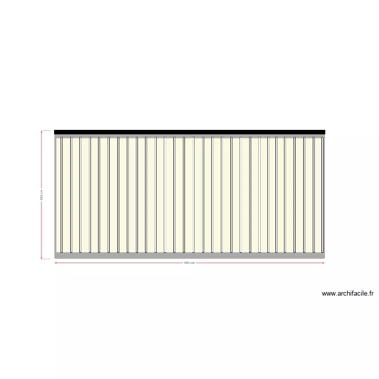 cabanon pelletier face arri&egrave;re. Plan de 