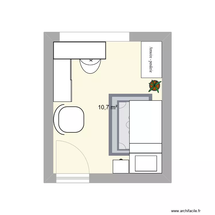 Chambre Axel v3. Plan de 