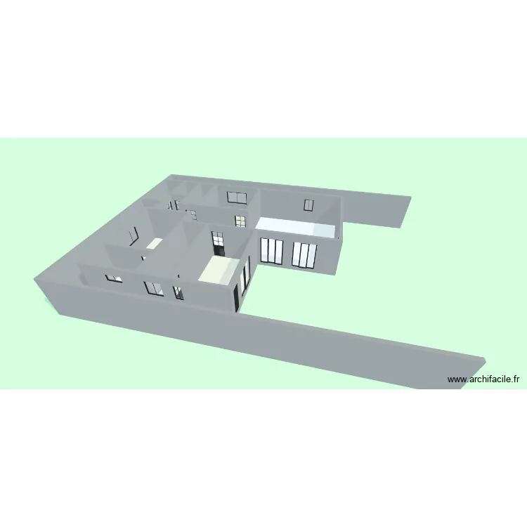 modif plan sk v1. Plan de 9 pièces et 113 m²