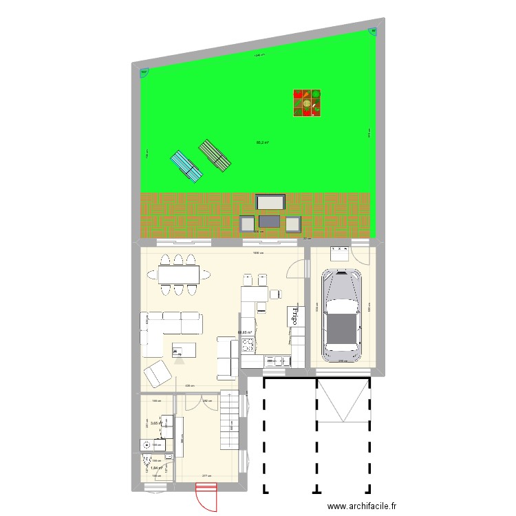 ChaLou_Nomain_Cha. Plan de 14 pièces et 233 m2