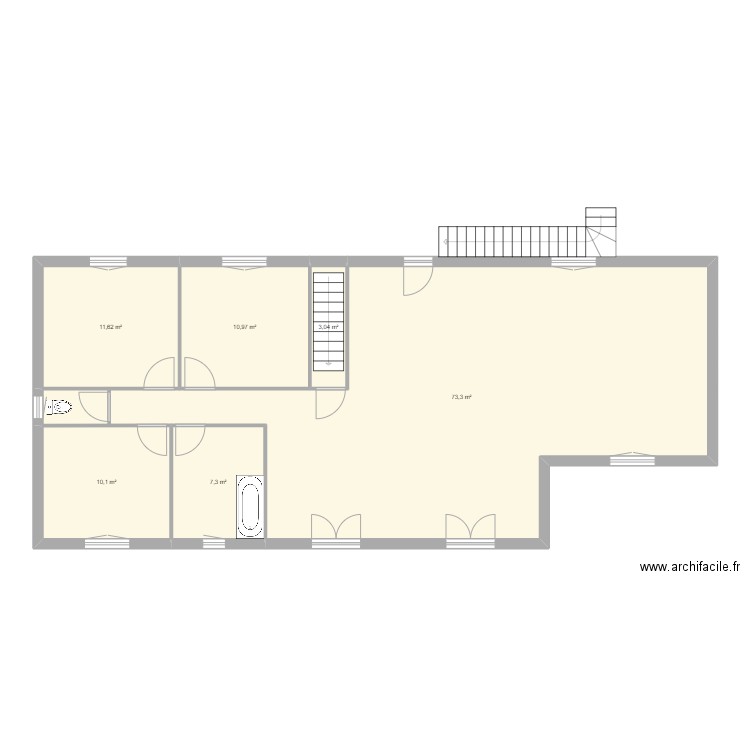 ROCHE. Plan de 0 pièce et 0 m2