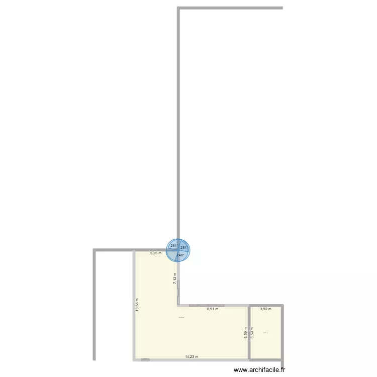 MARCHALOU V2. Plan de 2  et 157 m²
