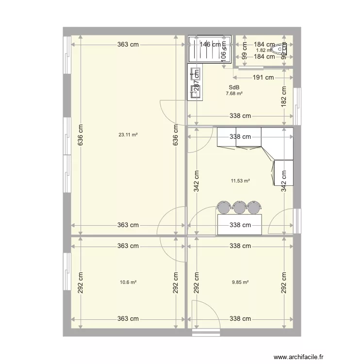 Bourgade 1. Plan de Bourgade 1. Plan de