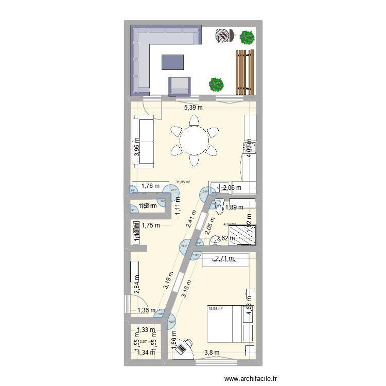 plan 2. Plan de 0 pièce et 0 m2
