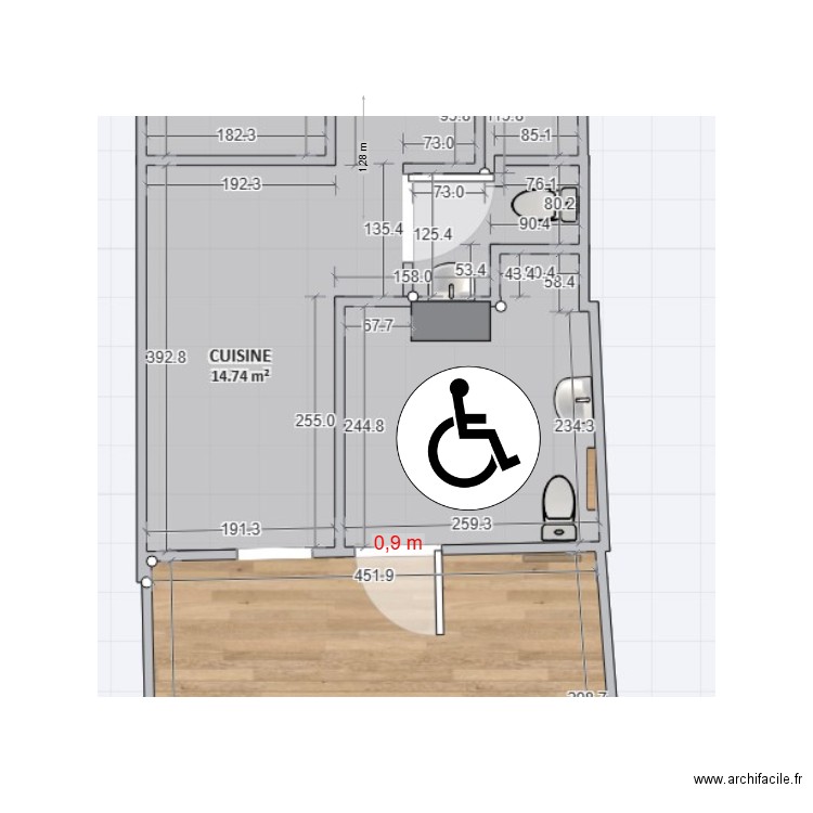 WC Mom ans Sons. Plan de 0 pièce et 0 m2