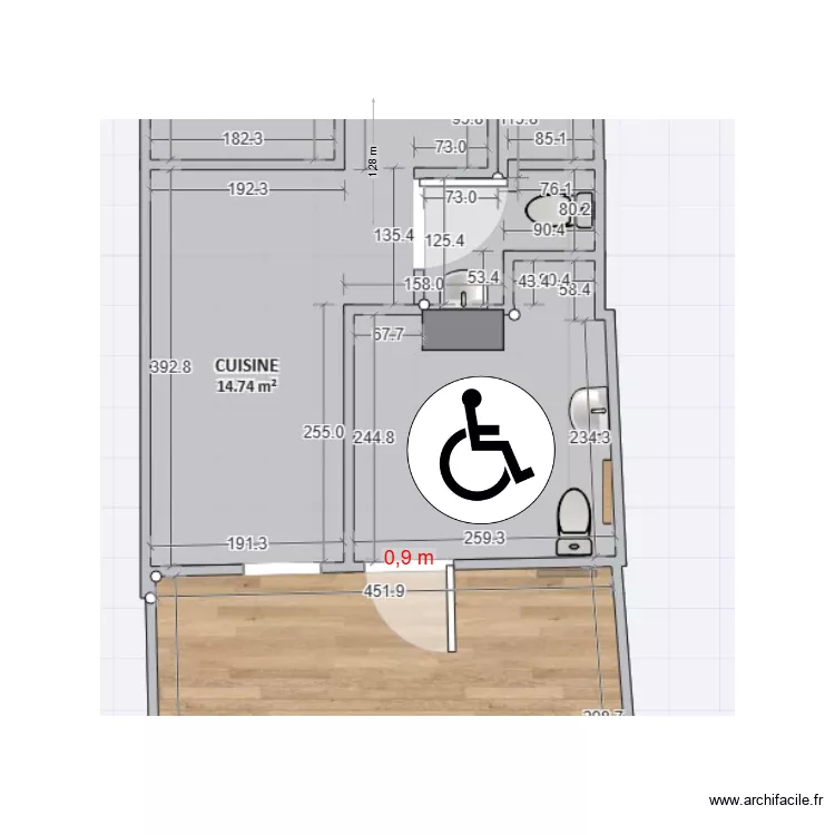 WC Mom ans Sons. Plan de WC Mom ans Sons. Plan de