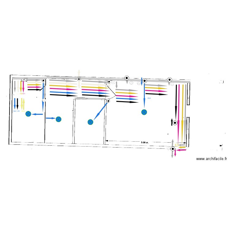 ALINE 1 ETAGE. Plan de 0 pièce et 0 m2