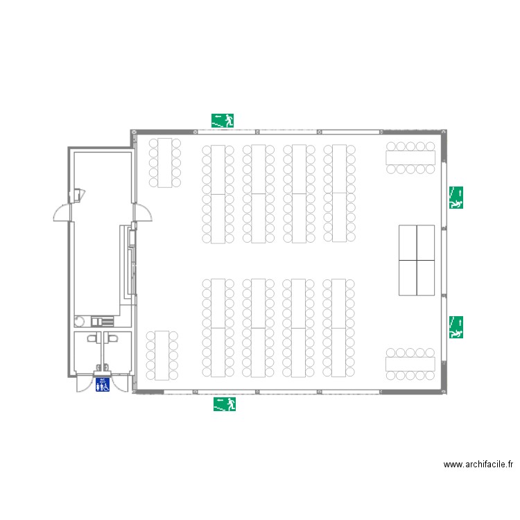 Implantation Saint-Louis. Plan de 0 pièce et 0 m2