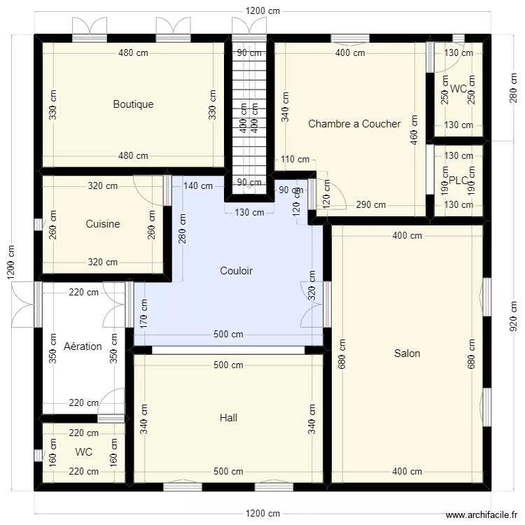 Plan de terrain 12mx12m Client 46 32 39 04 V2. Plan de 