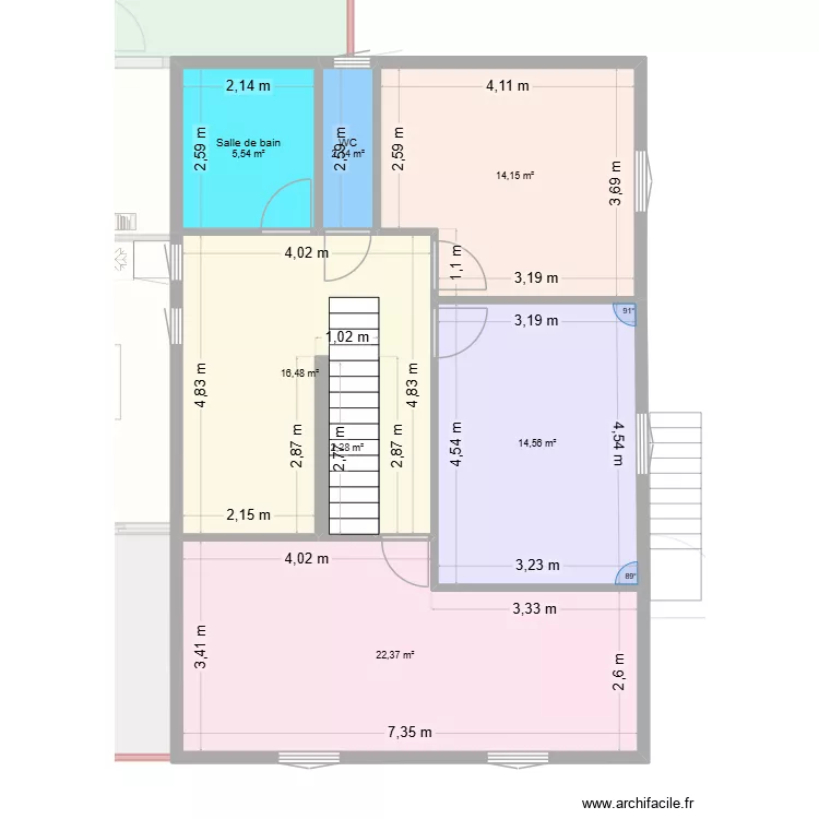 nouveau amenagement 11. Plan de 17 pièces et 308 m²