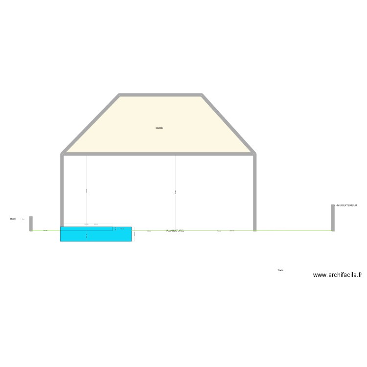 PISCINE. Plan de 0 pièce et 0 m2