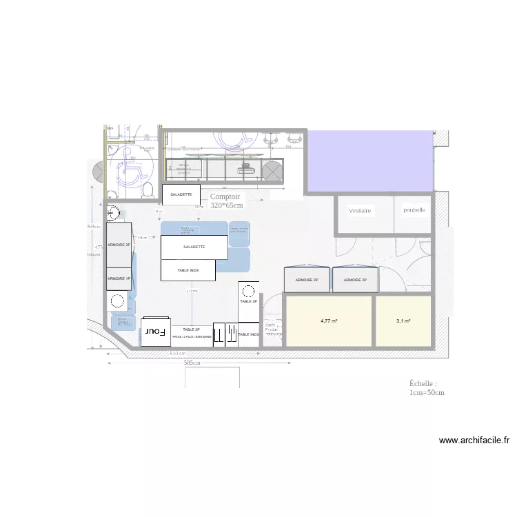 STREETALIA CONFLUENCE. Plan de 3 et 56 m² STREETALIA CONFLUENCE. Plan de 3 et 56 m²