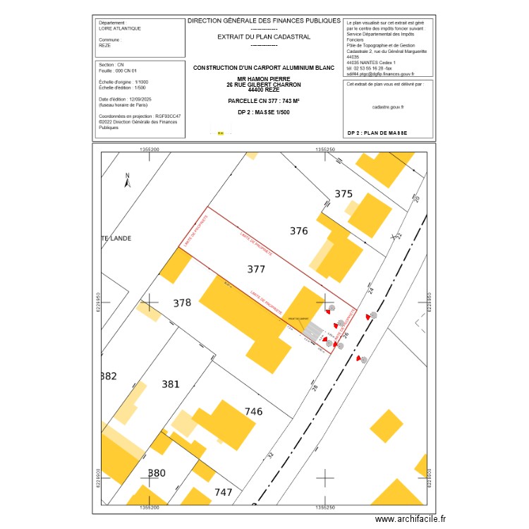DP 2 HAMON v2. Plan de 0 pièce et 0 m2