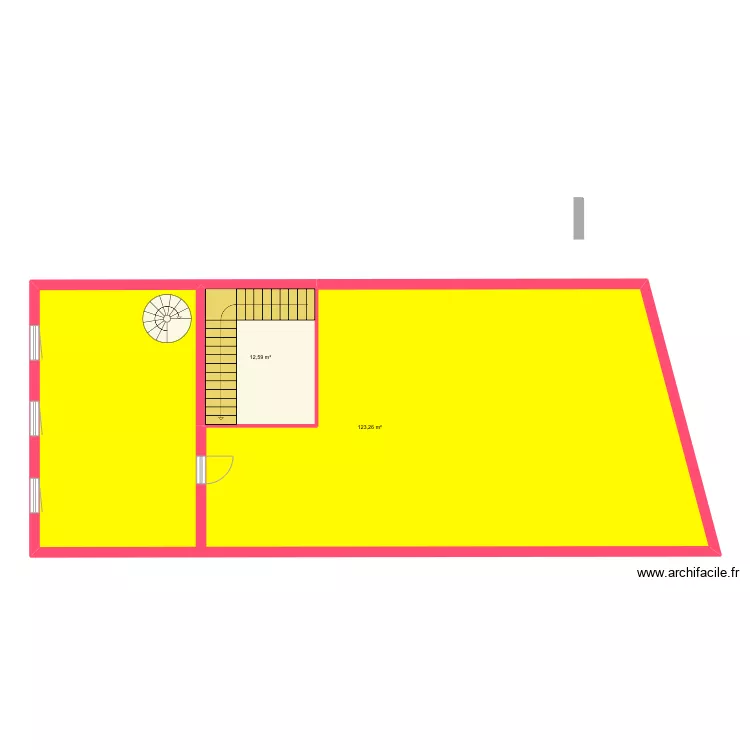 &Eacute;TAGE VIDE. Plan de 