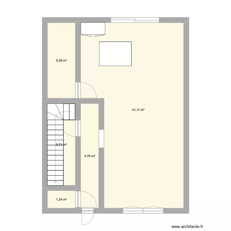 Maison Julie. Plan de 