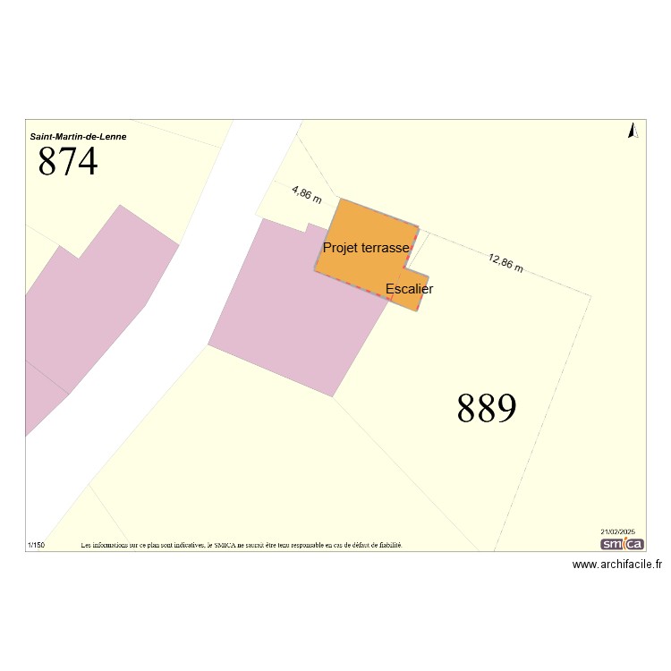 Serviere. Plan de 0 pièce et 0 m2