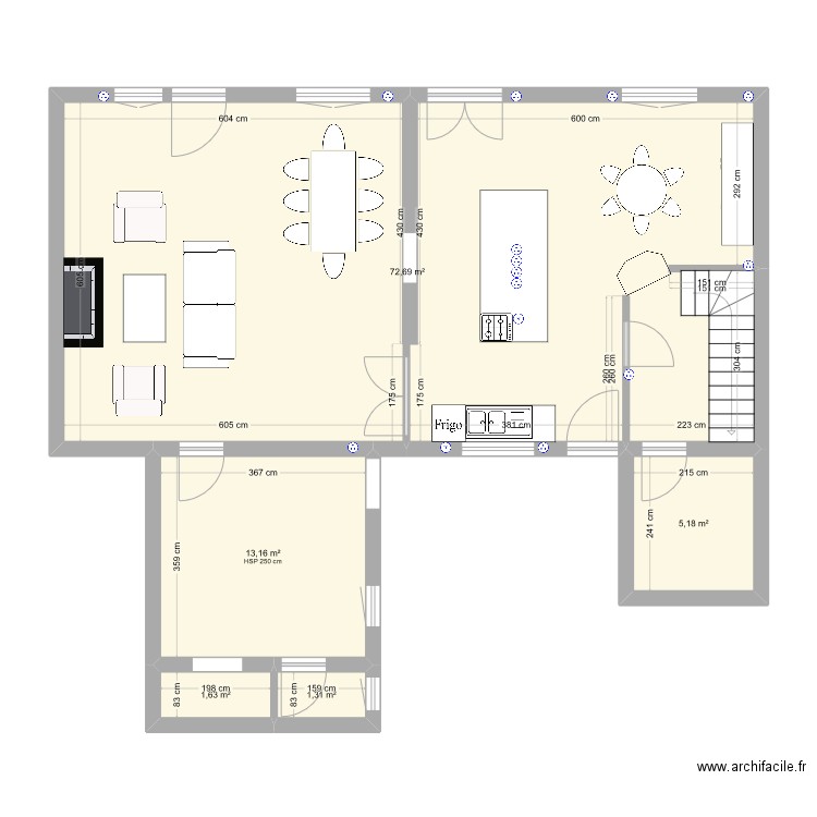 Proposition cuisine 4. Plan de 0 pièce et 0 m2