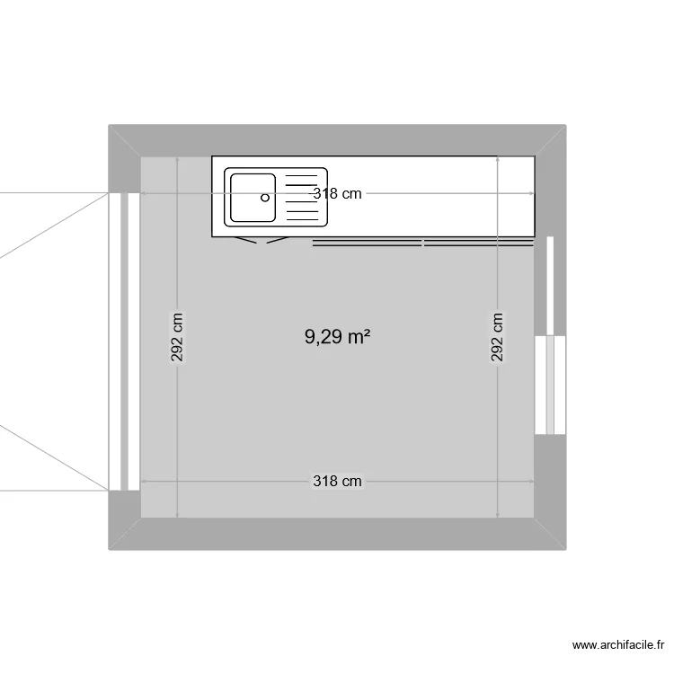 garage. Plan de 