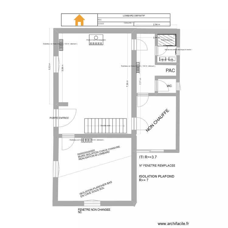 LOMBARD DEFINITIF. Plan de LOMBARD DEFINITIF. Plan de