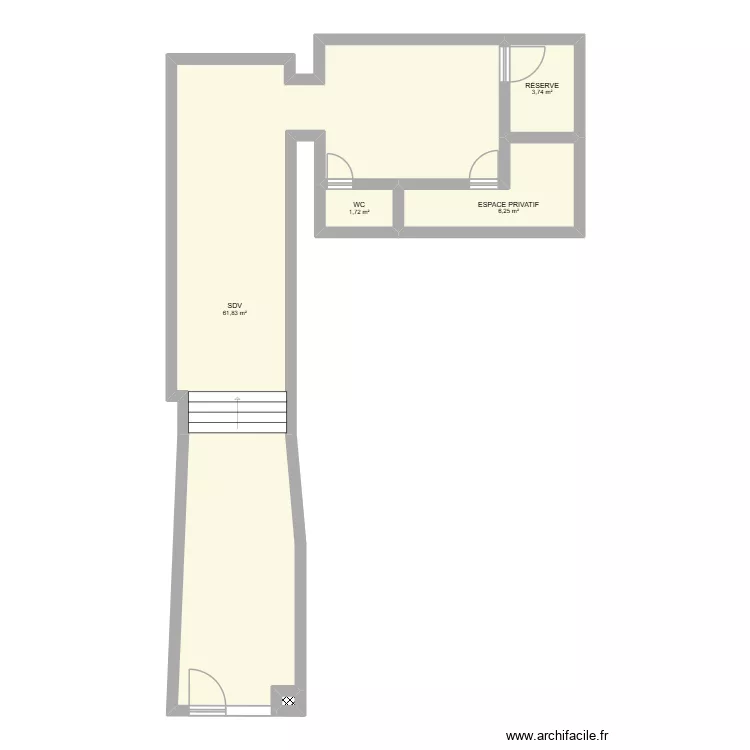 PLAN MARYLINE K. Plan de 5 pièces et 74 m² PLAN MARYLINE K. Plan de 5 pièces et 74 m²