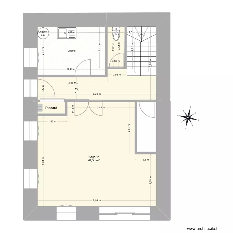 Maison PIC. Plan de 4 et 51 m² Maison PIC. Plan de 4 et 51 m²