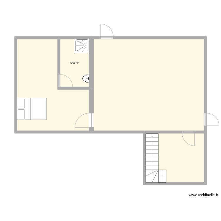 Maison aixe. Plan de 11 pièces et 176 m2