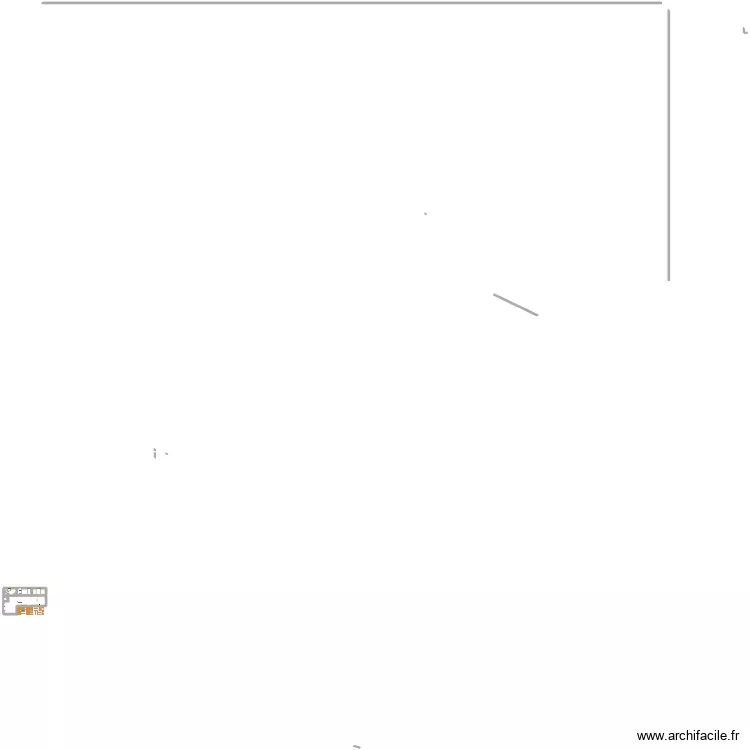 AVARATSENA. Plan de 3 pièces et 25 m²