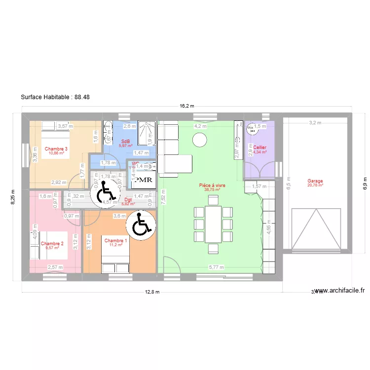 CALDU Propo 4.1 - attente validation APS. Plan de 9 et 109 m² CALDU Propo 4.1 - attente validation APS. Plan de 9 et 109 m²