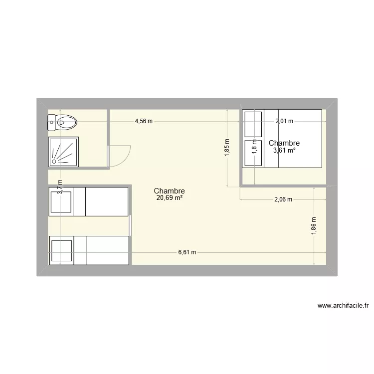 chalet. Plan de chalet. Plan de