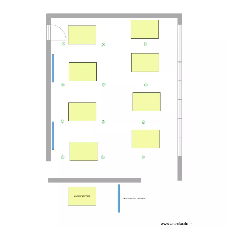 ROMILLY CANTINE MATERNELLE 3107. Plan de 