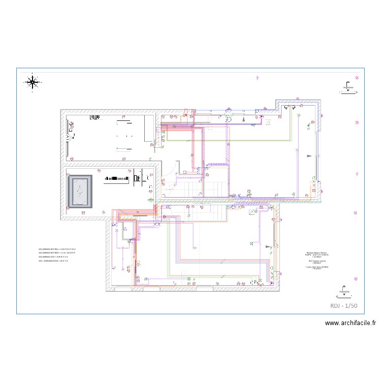RDJ - ECLAIRAGE. Plan de 0 pièce et 0 m2