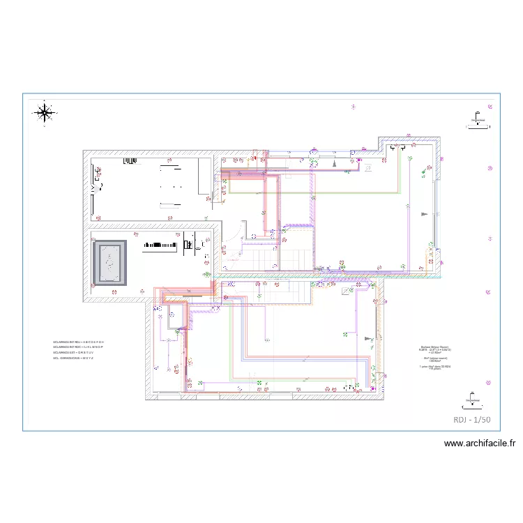 RDJ - ECLAIRAGE. Plan de RDJ - ECLAIRAGE. Plan de