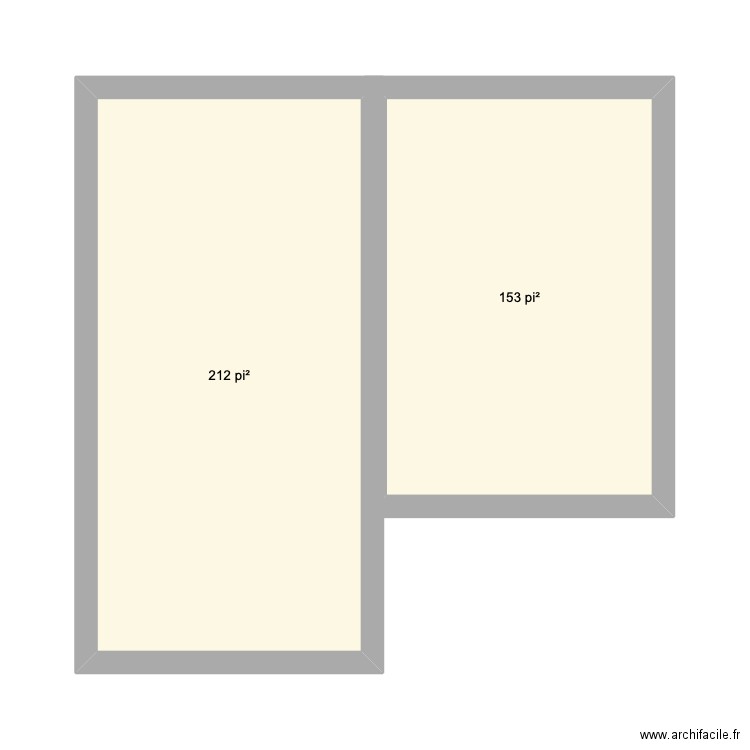 3Ch bas de la baie. Plan de 1 pièce et 20 m2