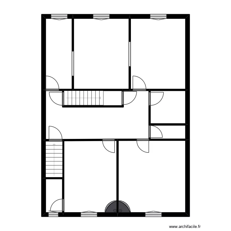 CHENOT. Plan de 21  et 332 m²