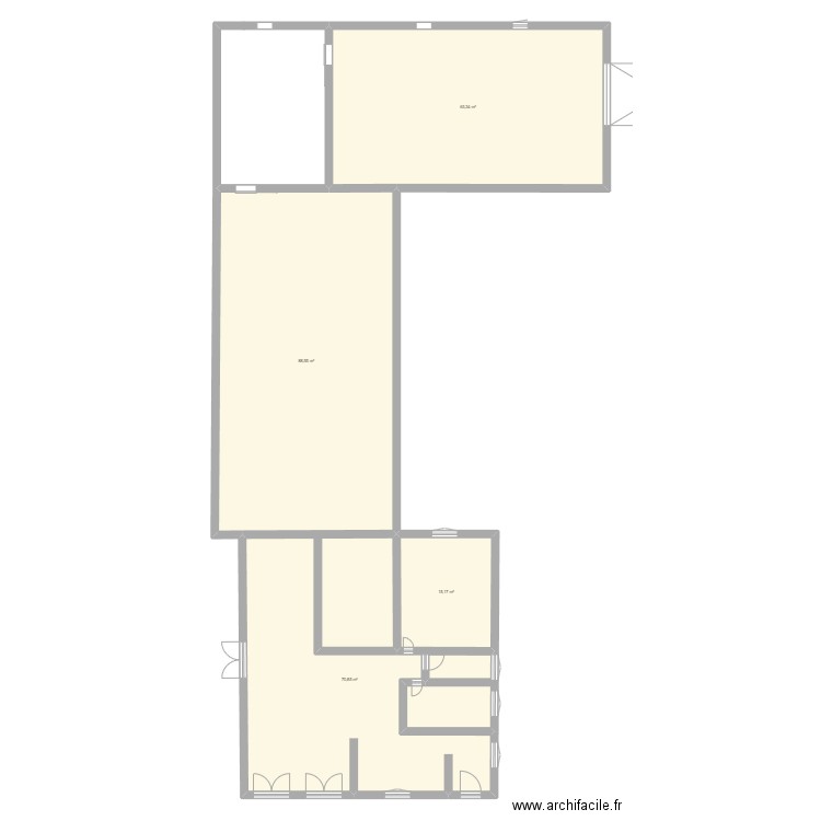 loos. Plan de 0 pièce et 0 m2