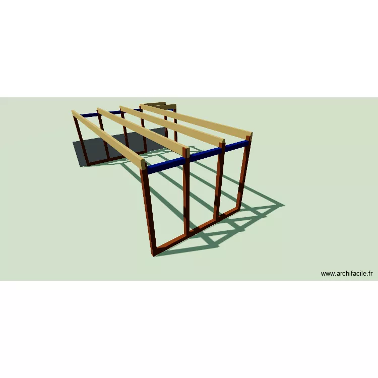Seb &eacute;tag&egrave;re en hauteur. Plan de 
