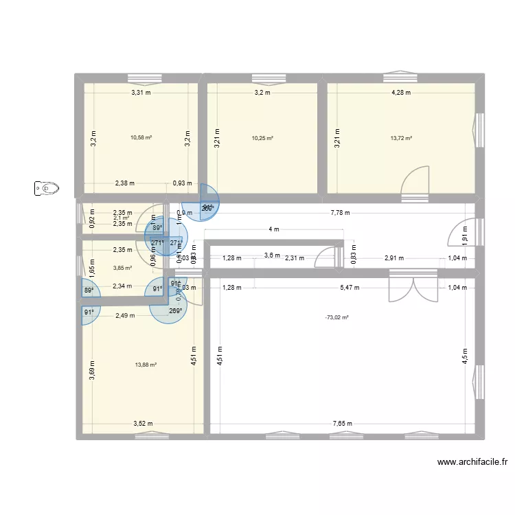CHAM-HAUT. Plan de CHAM-HAUT. Plan de