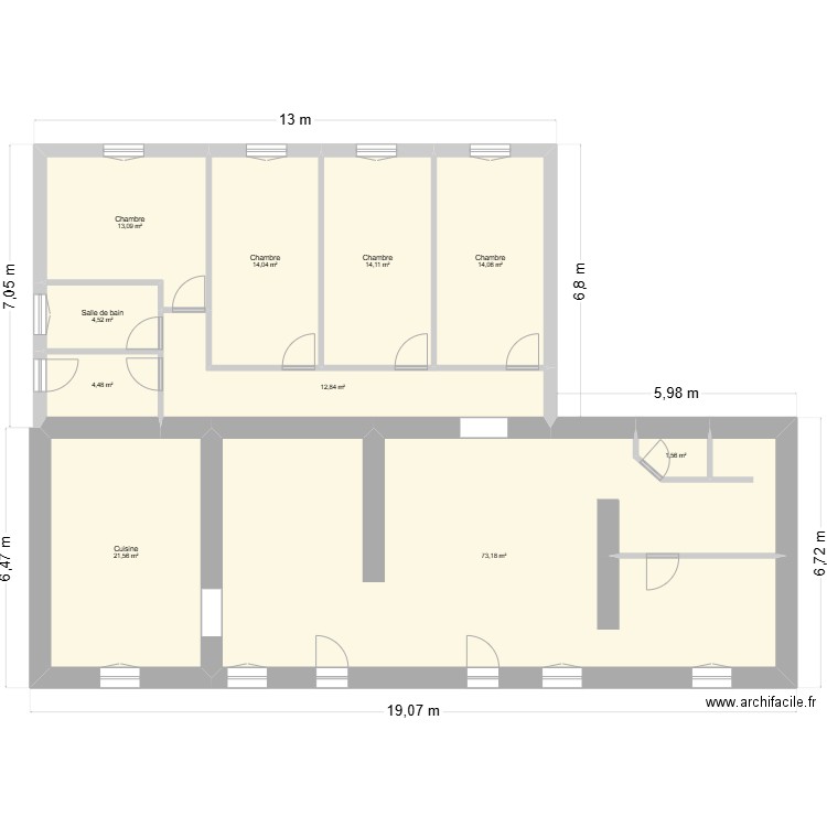 mathieu. Plan de 10 pièces et 173 m2