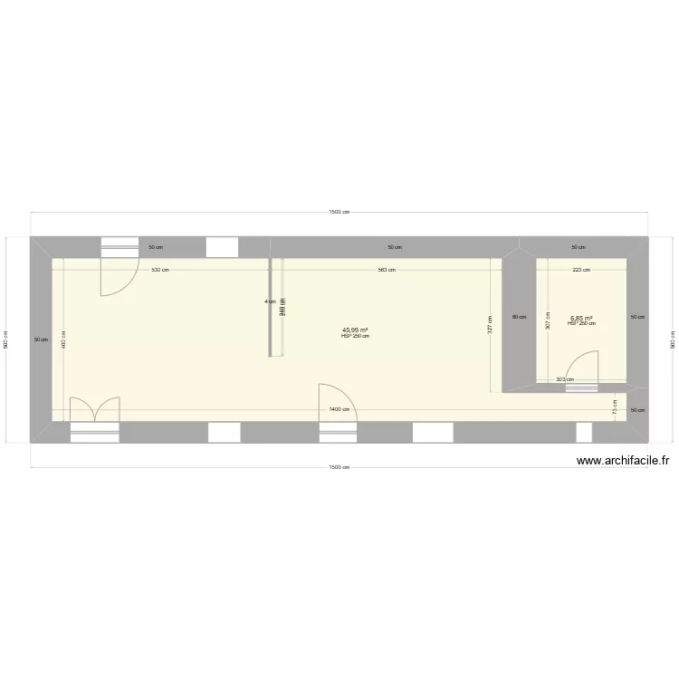 Maison Haleux. Plan de Maison Haleux. Plan de