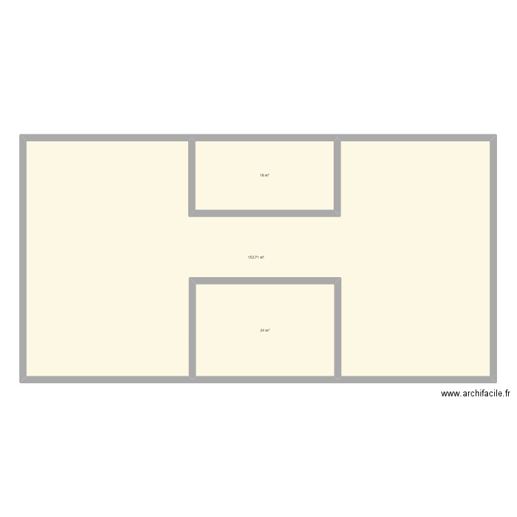 plan maison M.martin. Plan de 3 pièces et 196 m2