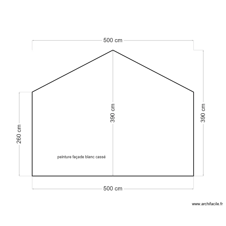 façada nord ouest. Plan de façada nord ouest. Plan de