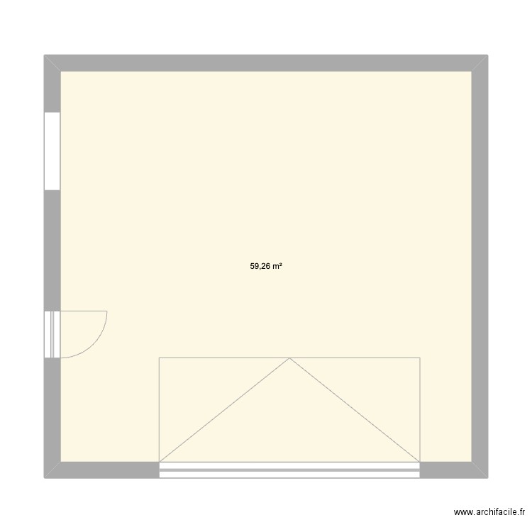 garage. Plan de 0 pièce et 0 m2