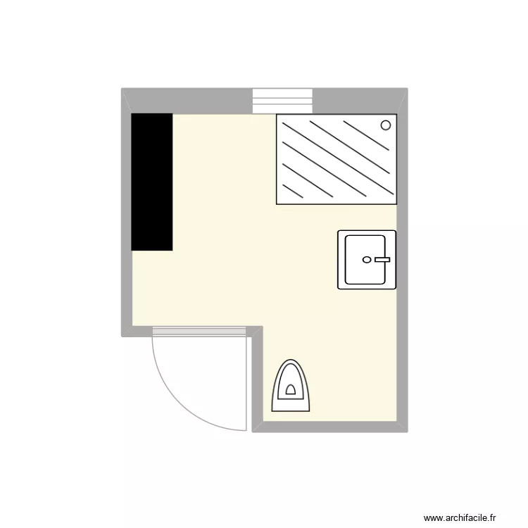 VAD B actuel aménagé. Plan de VAD B actuel aménagé. Plan de