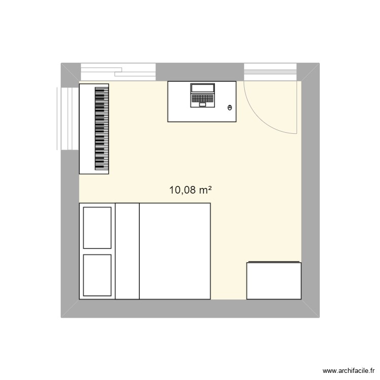 chambre 1. Plan de 0 pièce et 0 m2