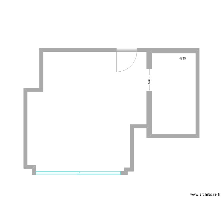chambre Charlie. Plan de 0 pièce et 0 m2