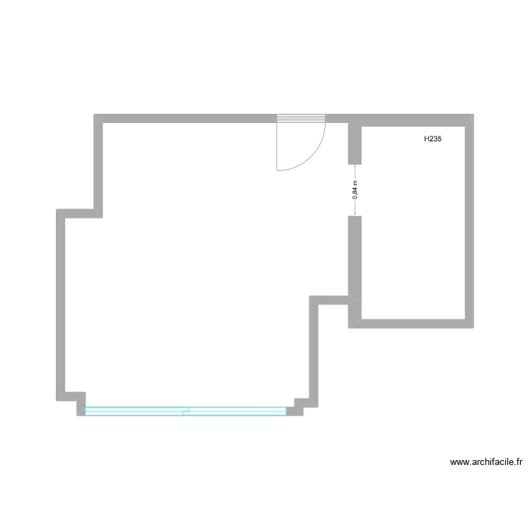 chambre Charlie. Plan de 